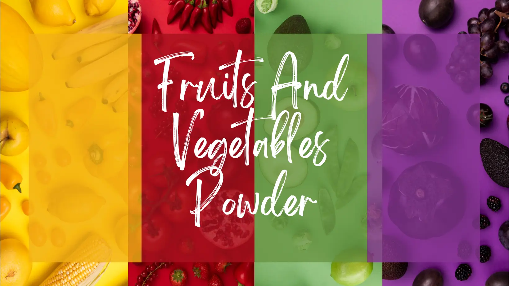 Colorful Fruits & Vegetables Shop Facebook Cover